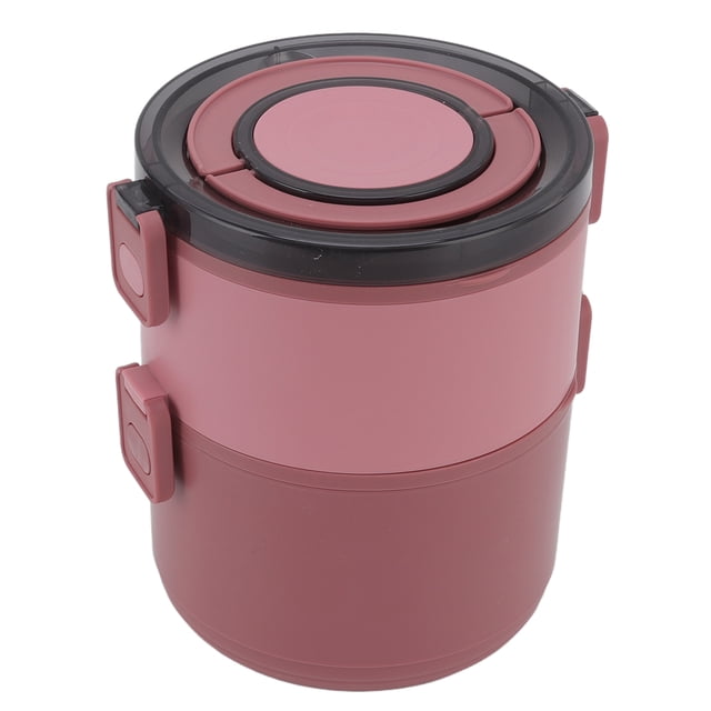 Stackable Lunch Box, Food Grade Durable Plastic 1600ml Capacity Bento Box For Office For Travel For Home Blue,Red,Green