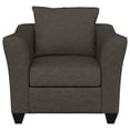 thumbnail image 3 of Salizar Upholstered Flared Arm Accent Chair Charcoal Grey, 3 of 12