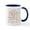 White/Navy Inside, variant on CafePress - Pride & Prejudice Word Cloud Mugs - 11 oz Ceramic Mug - Novelty Coffee Tea Cup