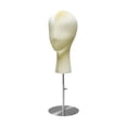 thumbnail image 1 of Soporte de exhibición para sombrero, modelo de cabeza de maniquí, accesorio para presentación de joyería multifuncional estable, diadema para gafas, Amarillo, 1 of 8