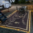 thumbnail image 5 of ILLUMINATED PATIO MAT FOR RV/HOME 8FT X 18FT BROWN, 5 of 7