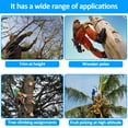 thumbnail image 6 of Tree Climbing Gear，Tree Climbing Spikes, Tree Climbing Gear with Adjustable Climbing Straps and Steel Core Flip Line, Rock Climbing Kit with Triple Lock Lanyard Adjuster, 6 of 7