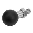 thumbnail image 3 of Motorcycle Rear View Mirror Ball Head Bracket Right Handed Thread Rustproof Universal Accessory Motorcycle Thread Ball Adapter, 3 of 7