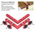 thumbnail image 4 of Amdohai 90 Degrees L-Shaped Auxiliary Fixture Splicing Board Positioning Panel Fixed Clip Aluminum Alloy Right Angle Ruler Woodworking Tool, 4 of 8