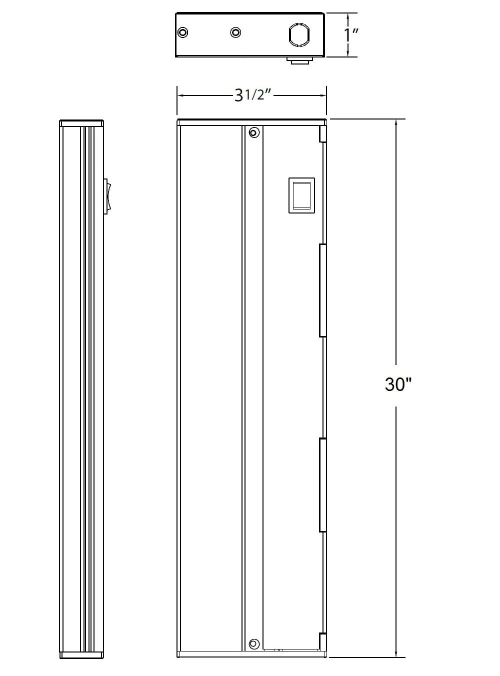 slim under cabinet lighting on Nicor Lighting Linkable 30 Inch Slim Dimmable 2700k Led Under Cabinet Light Fixture White Nuc 4 30 Dm L Wh Walmart Com Walmart Com