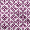 thumbnail image 1 of oneOone Tissu Polyester Lycra Prune Mosaïque Matière de Robe Tissu Imprimé Tissu au Mètre 56 Pouces de Large, 1 of 5