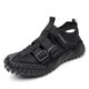 thumbnail image 4 of Sandalias de hombre de alta calidad, zapatillas de verano informales a la moda, cómodas, zapatos de conducción, sandalias planas romanas hechas a mano, zapatos para vadear para hombre (27 cm), 4 of 4