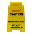 thumbnail image 2 of Dianhelloya Durable 3D Printed Acrylic Desk Sign - "Caution: High Sensory Zone" Clear Fade-Resistant Office Decor, Workplace Safety Sign, Humorous Desk Accessory for Office Cubicle or Home Workspace, 2 of 7