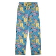 thumbnail image 3 of Sesame Street AOP Pastel Character Art Men's Blue Sleep Pajama Pants-Medium, 3 of 5