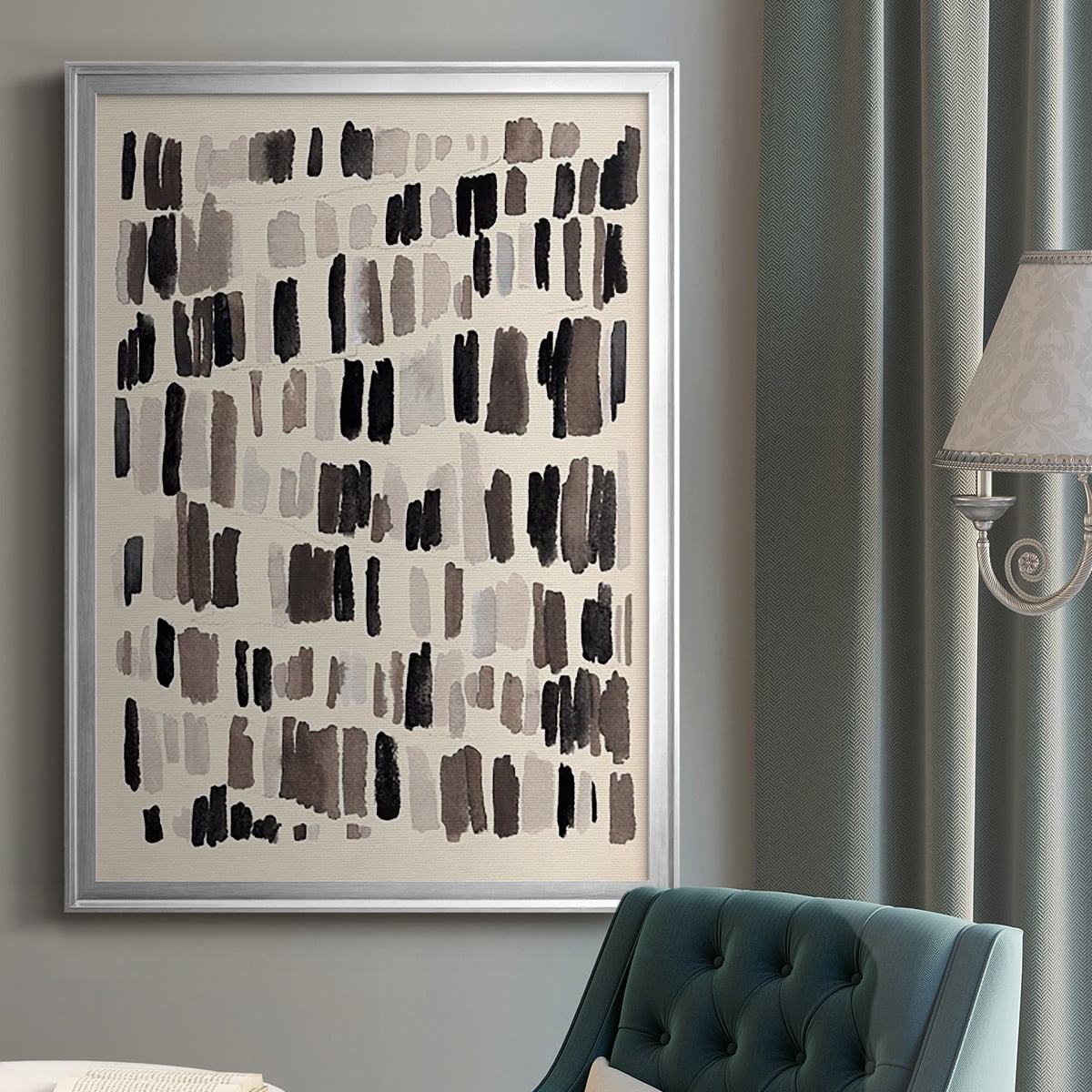 Chalk and Flint I Premium Framed Print, in Gold, Black, or Silver - Ready to Hang