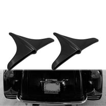 Black ABS Rear Fender Accents Leading Front Edge Trim For Harley Touring 09-23