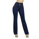 thumbnail image 2 of Pantalón Mujer colombiano mezclilla Jns Dama Push Up recto azul oscuro 5, 2 of 5