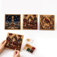 thumbnail image 2 of Christmas Pearl Painting Kit with Frame, 8x 8 Inches DIY Pearl Art Craft Set, Holiday Bead Artwork Kit, Handmade Wall Decor Project, Decorative Christmas Home Decoration and Creative Hobby Activity, 2 of 4