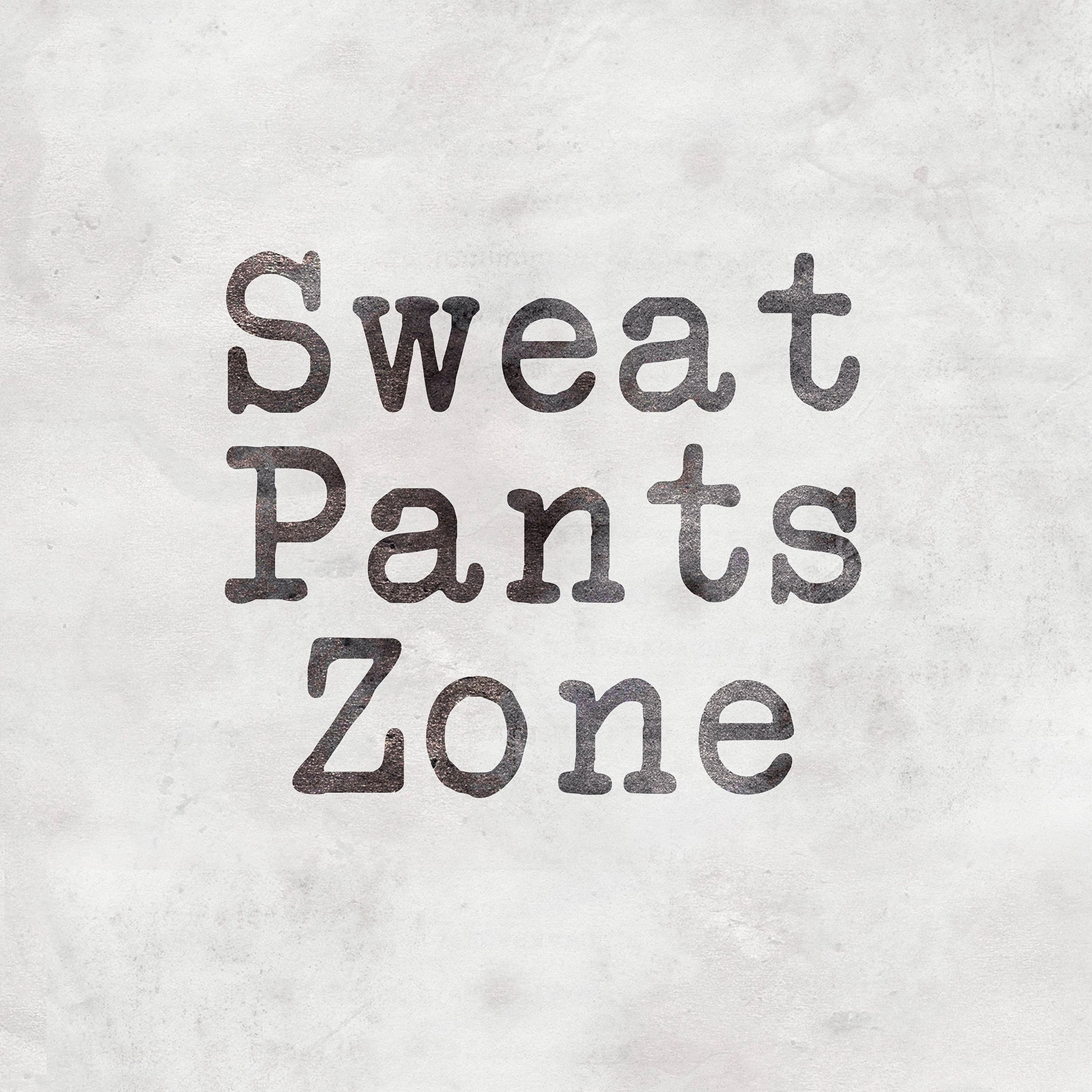Sweat Pants Zone Painting Print on Wrapped Canvas