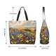 thumbnail image 5 of Fotbe Vibrant Wildflower Meadow Bolsa Tote Estética de Lona con Estampado para Mujer - Bolsa Reutilizable de Hombro Casual para Vacaciones, Compras, Trabajo y Gimnasio, 5 of 8