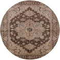 thumbnail image 1 of Ahgly Tapis Rond Lavable en Machine Intérieur Industriel Moderne Cuivre Clair Or, 5 Pieds Rond, 1 of 7
