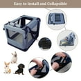 thumbnail image 2 of ZAKAPAWS Collapsible Soft Dog Crate, 36'' Portable 3 Door Dog Kennel, Travel Pet Crate Carrier for Indoor and Outdoor, 2 of 6