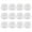 Clear, variant on 12pcs Spring Cord Locks Plastic Rope End Double Holes Toggle Stoppers Sliders Rope Clip Fastener Metal Black