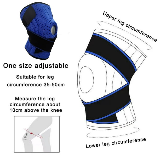 Knee Brace for Knee Pain - Adjustable Knee Support with Side