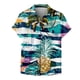 thumbnail image 4 of Shirt For Men Casual Fashion Summer Short Sleeve Buttons Printed T Shirt TopXL, 4 of 5