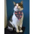 thumbnail image 2 of Pink Lazy Cats Doodle Pattern Bandana  -Image by Shutterstock,  Large, 2 of 4