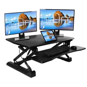 Techorbits Height Adjustable Stand Up Desk 37 Corner Standing