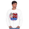 thumbnail image 5 of Airbrushed Cartoon Popeye Strong Men's Crewneck Sweatshirt Brisco Brands S, 5 of 6