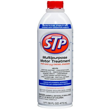 STP Multipurpose Motor Treatment + Fuel Stabilizer, 16 fluid (Best Small Engine Fuel Treatment)