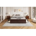 thumbnail image 6 of Wood Queen Size Platform Bed Frame with 6 Drawers, Espresso, 6 of 9