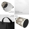 thumbnail image 4 of Fotbe Western Desert Cowboys3 Laundry Basket with Handles, Waterproof Large Laundry Hamper, Wash Bag for Corner Dorm, Rolling Laundry Basket with Handles-Small, 4 of 8