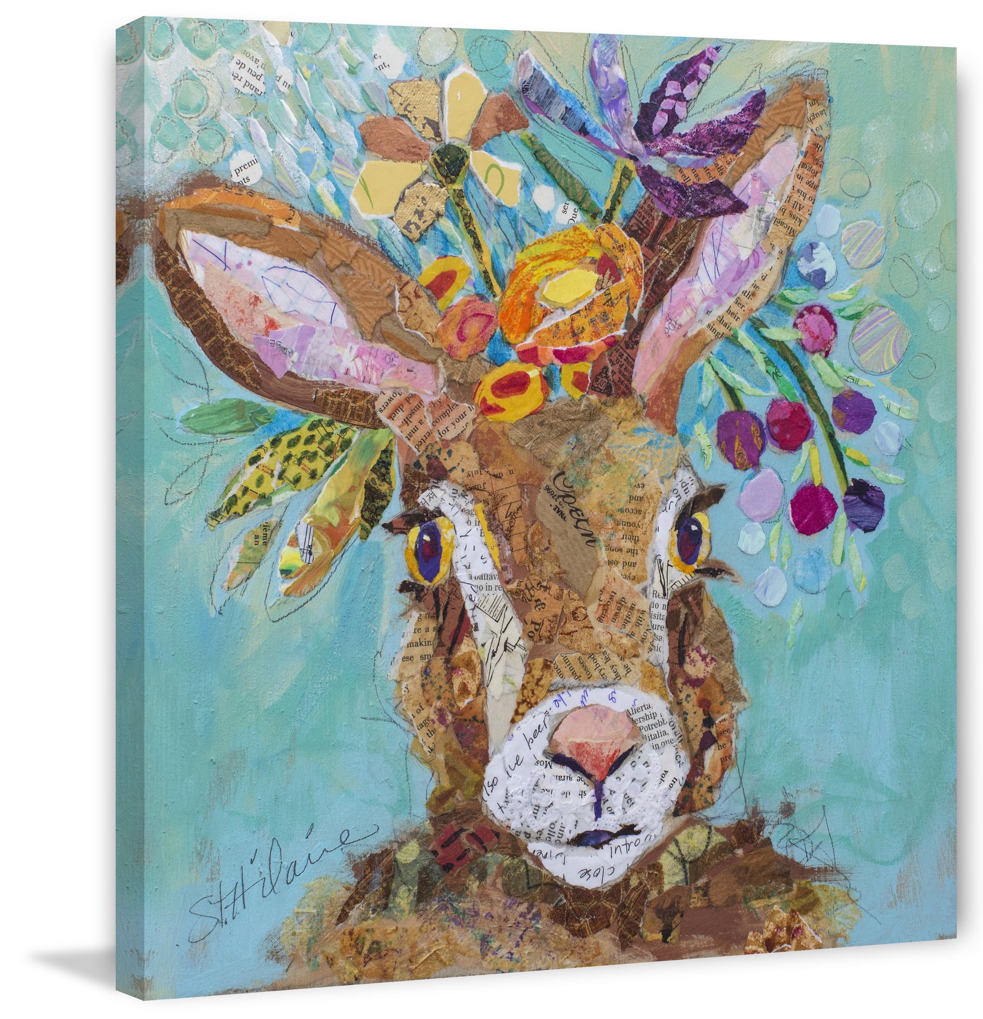 Marmont Hill Bunny by Elizabeth St. Hilaire Canvas Wall Art