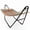 Caribbean Stripe, variant on Sunnydaze 2-Person Quilted Polyester Hammock with Stand, 450 lb Capacity - Mountainside