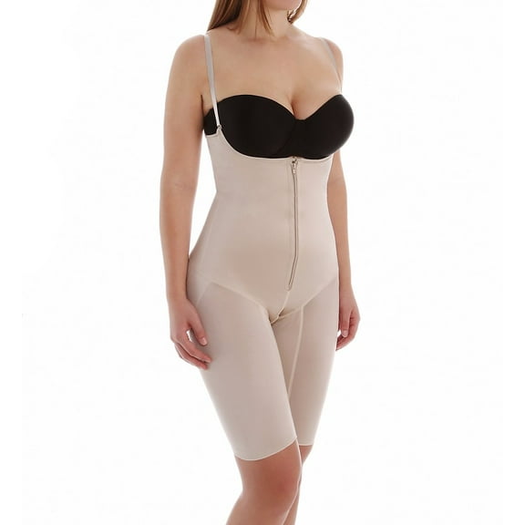 Leonisa Braless Minimizer Bodysuit with Latex 018433
