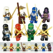 Set of 8 Pcs Ninjago Mini Figures Hero Building Block Toys
