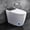 White & Black Top 603, variant on ICEEIF Smart Toilet with Bidet Built In, One Piece Tankless Elongated Toilet, Heated Seat, Warm Water Wash, Auto Dual Flush, Foot Sensor, UV Self-Cleaning Nozzle, Modern Bathroom Toilet