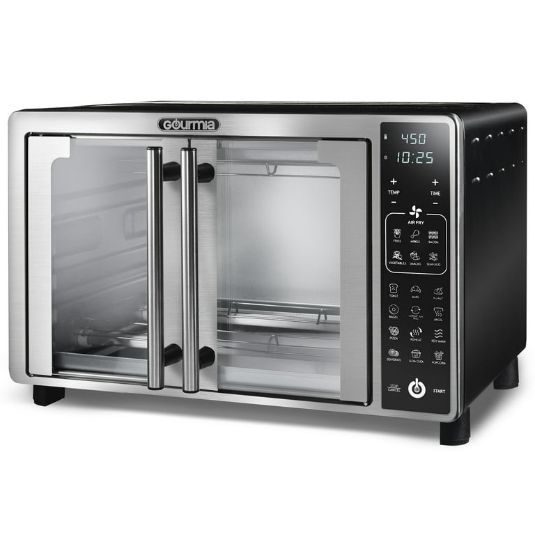 Gourmia 43L XL 12-Slice Digital Air Fryer Oven with Single-Pull French  Doors