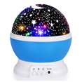 thumbnail image 1 of Kids Star Night Light, Proyector De Estrella Giratorio De 360 Grados, Lmpara De Escritorio, 4 Luces Led, 8 Colores Cambiantes Con Cable Usb; Feliz Sencillez, 1 of 5