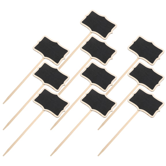 VERDANVERSE 10Pcs Mini Chalkboard for Plant Identification and Festive Decor