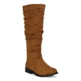 thumbnail image 1 of Women Round Toe Slouchy Knee High Boots 19582, 1 of 6