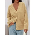 thumbnail image 4 of PRETTYGARDEN Women's Oversized Cardigan Sweaters Trendy Chunky Knit Long Sleeve V Neck Button Down Fall Winter Outfits, 4 of 8