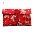 thumbnail image 1 of Enveloppe Rouge Design Broderie Style Chinois Sac Porte-Bonheur Fournitures de Fête, 1 of 9
