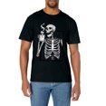 thumbnail image 2 of Skull T-Shirt for Men Women Cotton Summer Top Tee Fashion Casual Skeleton Short Sleeves, 2 of 3