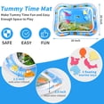 thumbnail image 2 of Tummy Time Mat,Qissep Inflatable Premium Baby Water Play Mat for Infants and Toddlers Baby Water Mats for 3 to 12 Months Promote Development Toys Baby Gifts,Strengthen Your Baby's Muscles, 2 of 7