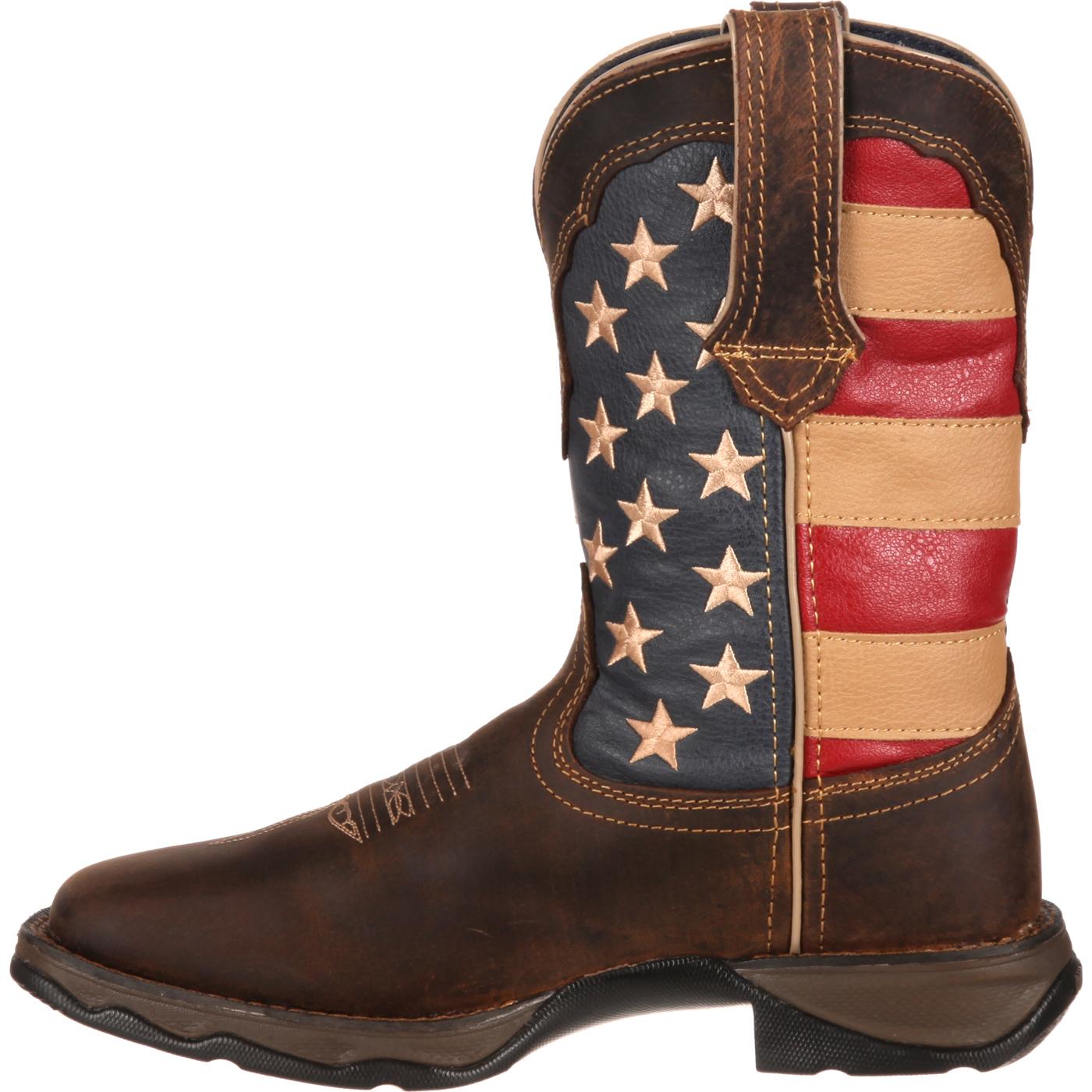 Lady Rebel by Durango® Patriotic Women's Pull-On Western Flag Boot Size 11(M) - image 5 of 7
