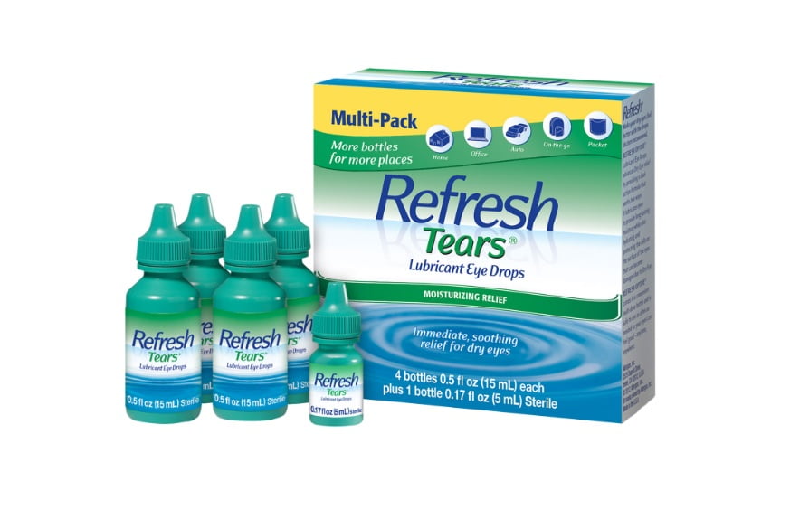 Refresh Tears Lubricant Eye Drops MultiPack, 65 Ml 4 Bottles, 15