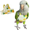 thumbnail image 1 of Bird Flight Harness Vest, Parrot Flight Suit with Leash for Cockatiels Conures Budgies, Bird Flying Clothes with Rope and Handle for Outdoor Activities Training (Yellow Vast, L), 1 of 5