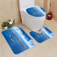 thumbnail image 1 of ABPHQTO Vista aérea de la ciudad de Male Juego de alfombras de baño de 3 piezas Alfombra de baño Alfombra de contorno y tapa de inodoro ABPHQTO Cont-CHAPPLE-32516, 1 of 2