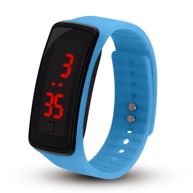 Reloj para niños, pulsera electrónica LED, gafas de sol, reloj LED, reloj de regalo de moda