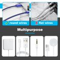 thumbnail image 3 of Protector de Cable de carga Methold 24 piezas Universal TPU, 3 of 6