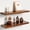 Brown Teak, variant on 24 Inch Teak Floating Shelves Set of 2 - Solid Natural Wood Wall Mounted Shelves with Invisible Brackets - Heavy Duty Waterproof Storage for Bathroom, Kitchen, Living Room & Outdoor